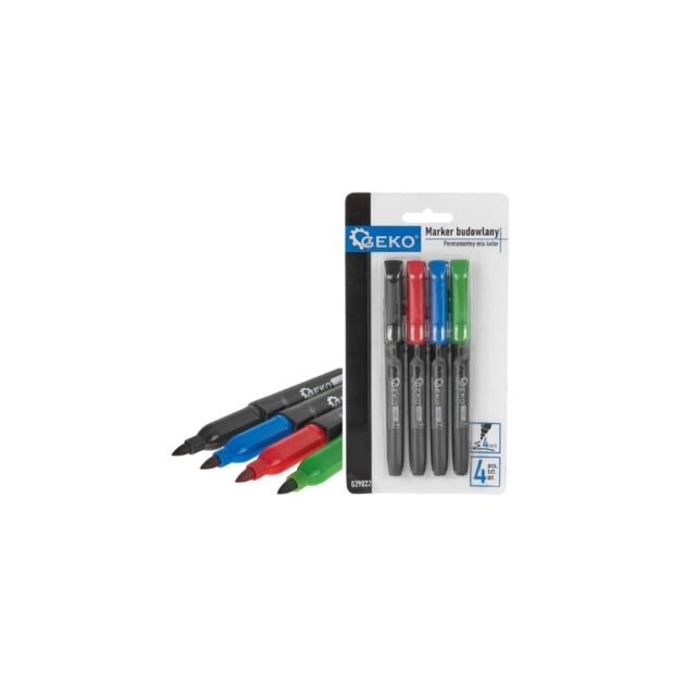 4-delige Set Permanente Markers