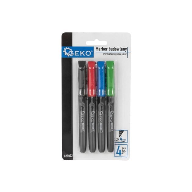 4-delige Set Permanente Markers - Afbeelding 3