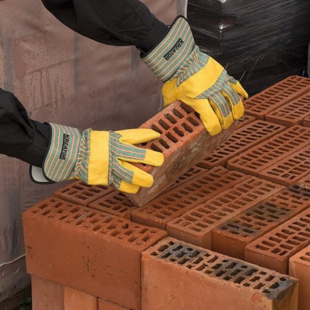 Werkhandschoenen Leer XL - Afbeelding 3