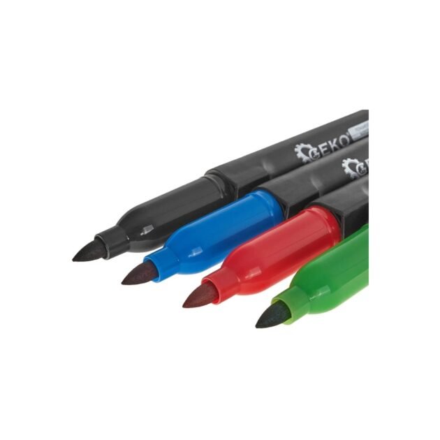 4-delige Set Permanente Markers - Afbeelding 2