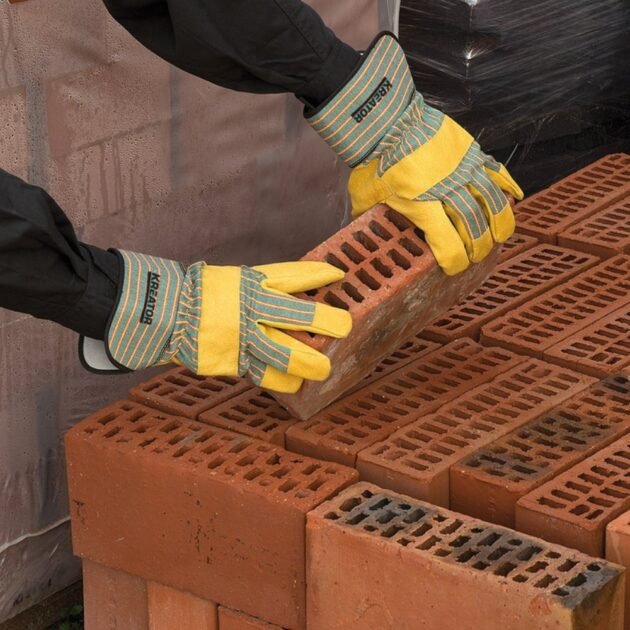 Werkhandschoenen Leer XL - Afbeelding 3