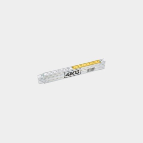 Duimstok 2m Wit-Geel