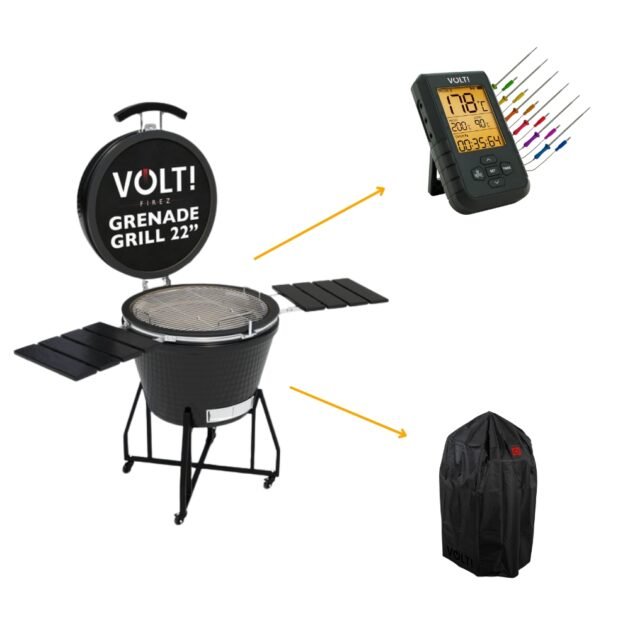 Kamado BBQ 22" Set