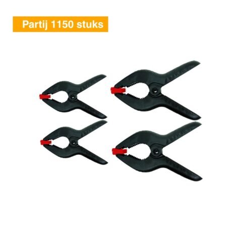 4-delige Snelklemmen Set