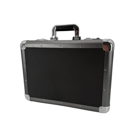Briefcase Aluminium Zwart