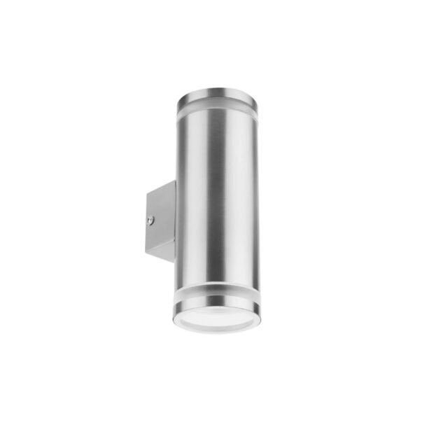 Zilveren Dubbele Buitenlamp