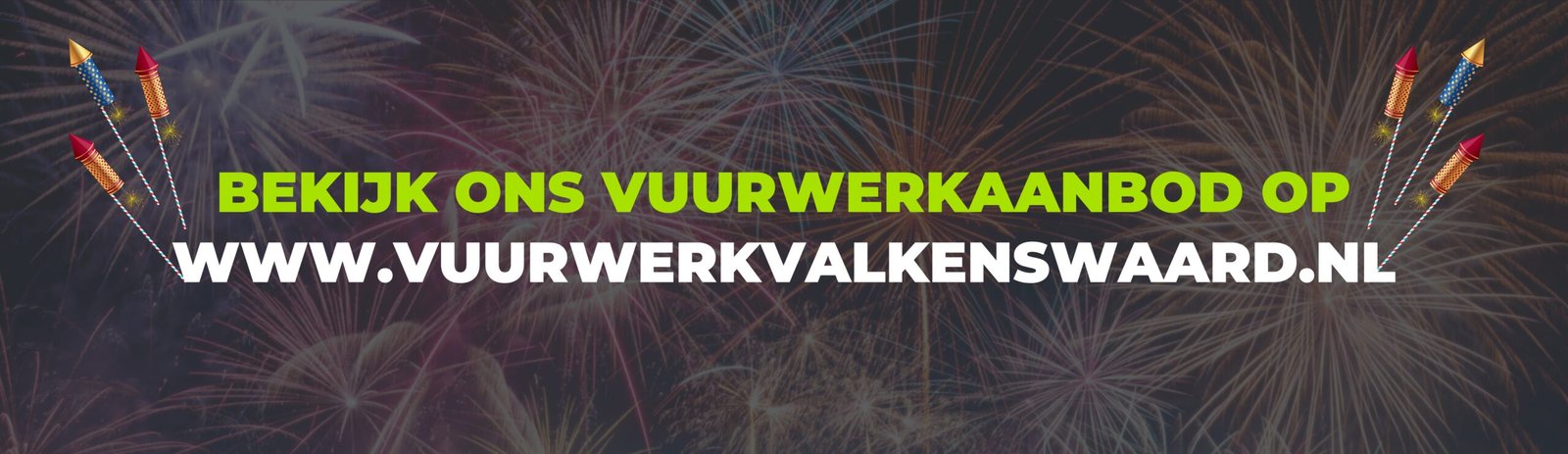 Vuurwerk Banner Website - Desktop